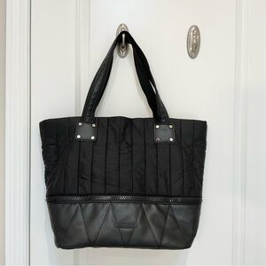 Cynthia Rowley Expandable Nylon Tote, EUC